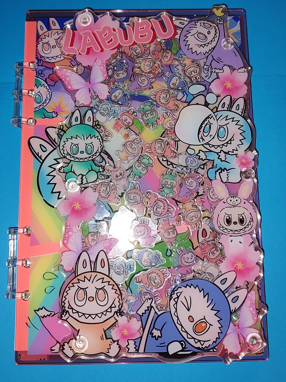 New! A5 Labubu Shaker Notebook With Paper